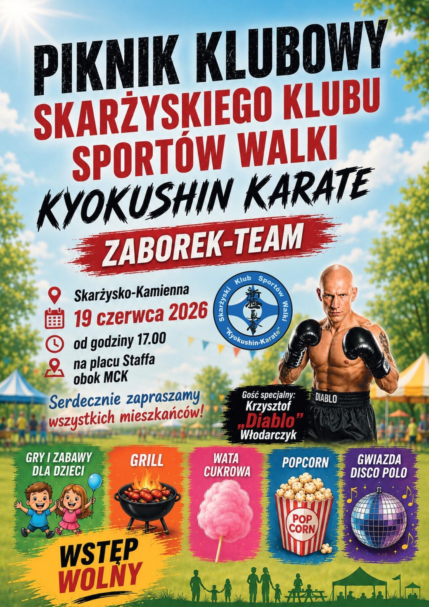 Piknik Skarżyskiego Klubu Sportów Walki na zakończenie sezonu startowego