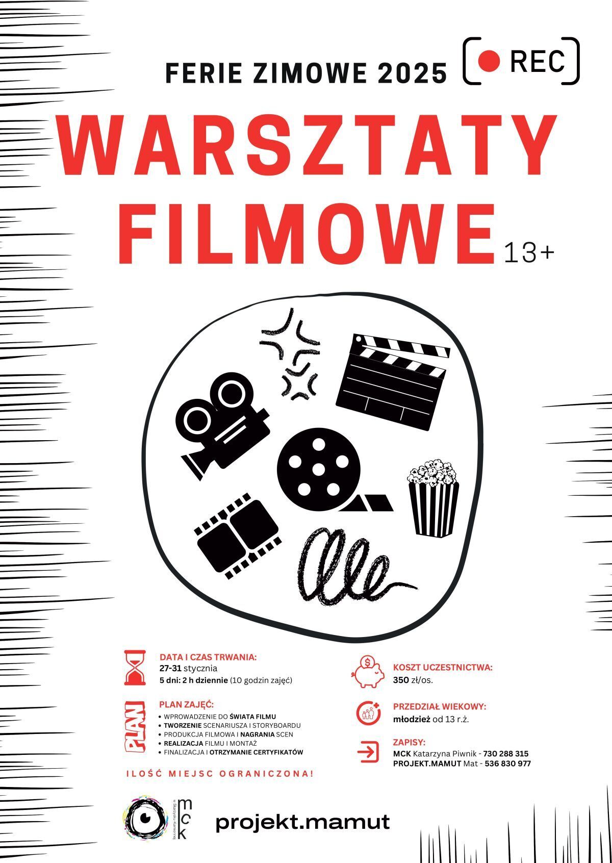 plakat warsztaty filmowe