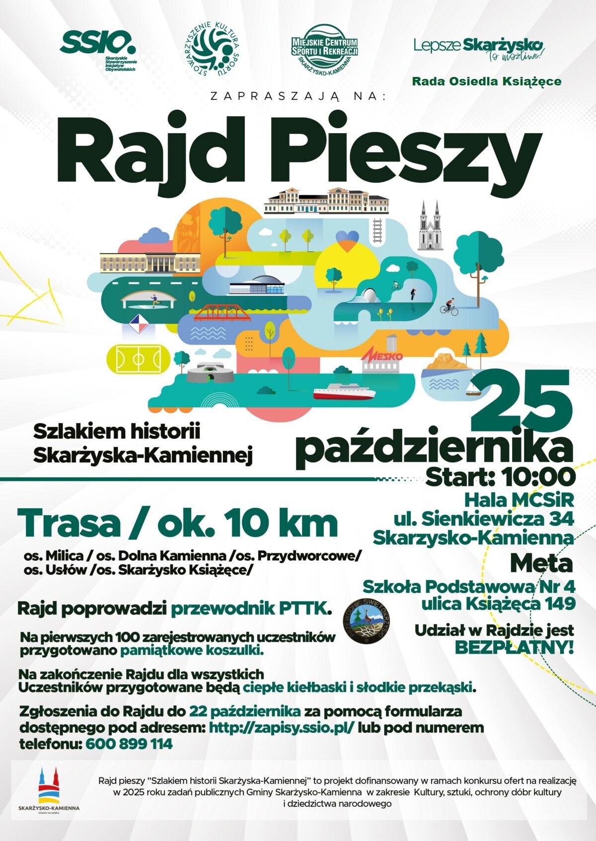 plakat rajd pieszy 2025 1