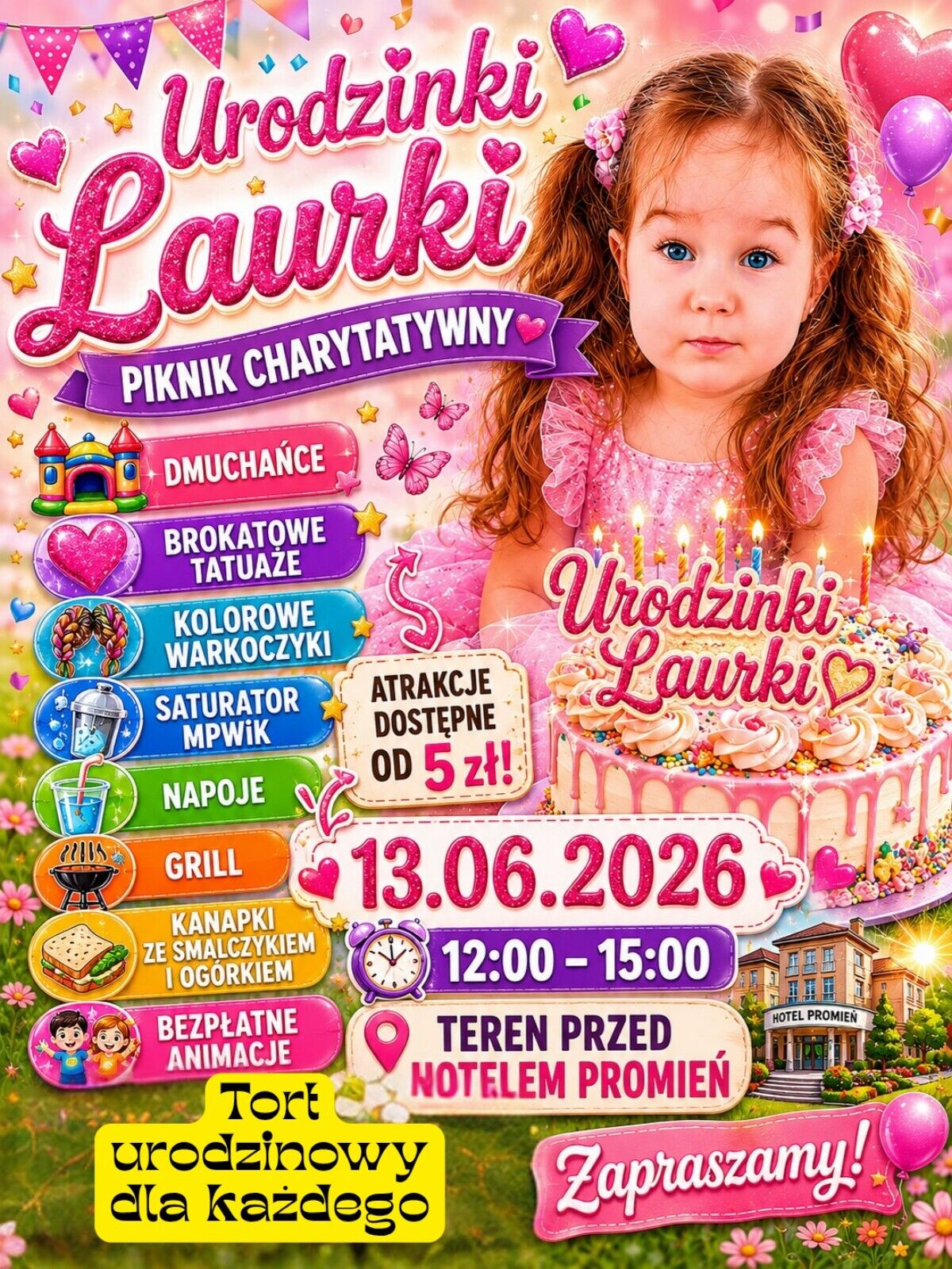 13.06 Piknik Charytatywny Urodziny Laurki