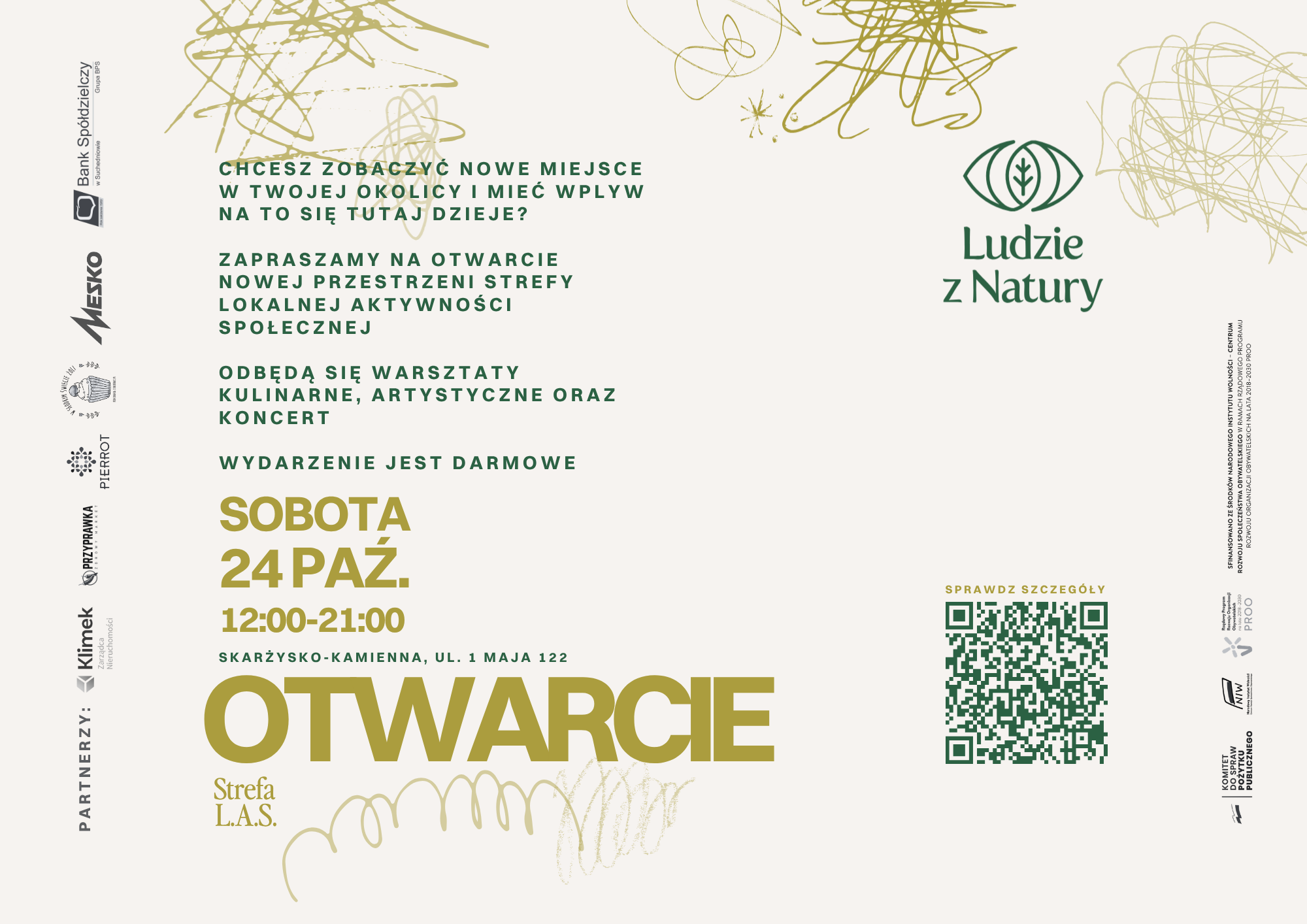 Więcej przestrzeni na pomysły i wspólne działanie. Wpadnij na otwarcie nowej siedziby Strefy L.A.S.!