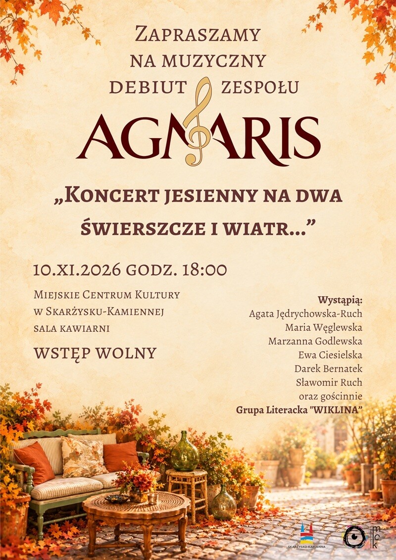 10.11 „Koncert jesienny na dwa świerszcze i wiatr”